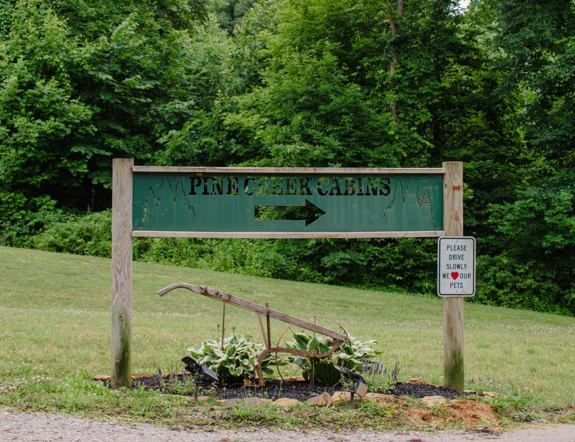 Pine Creek Cabins & Camping Resort South Bloomingville Bagian luar foto